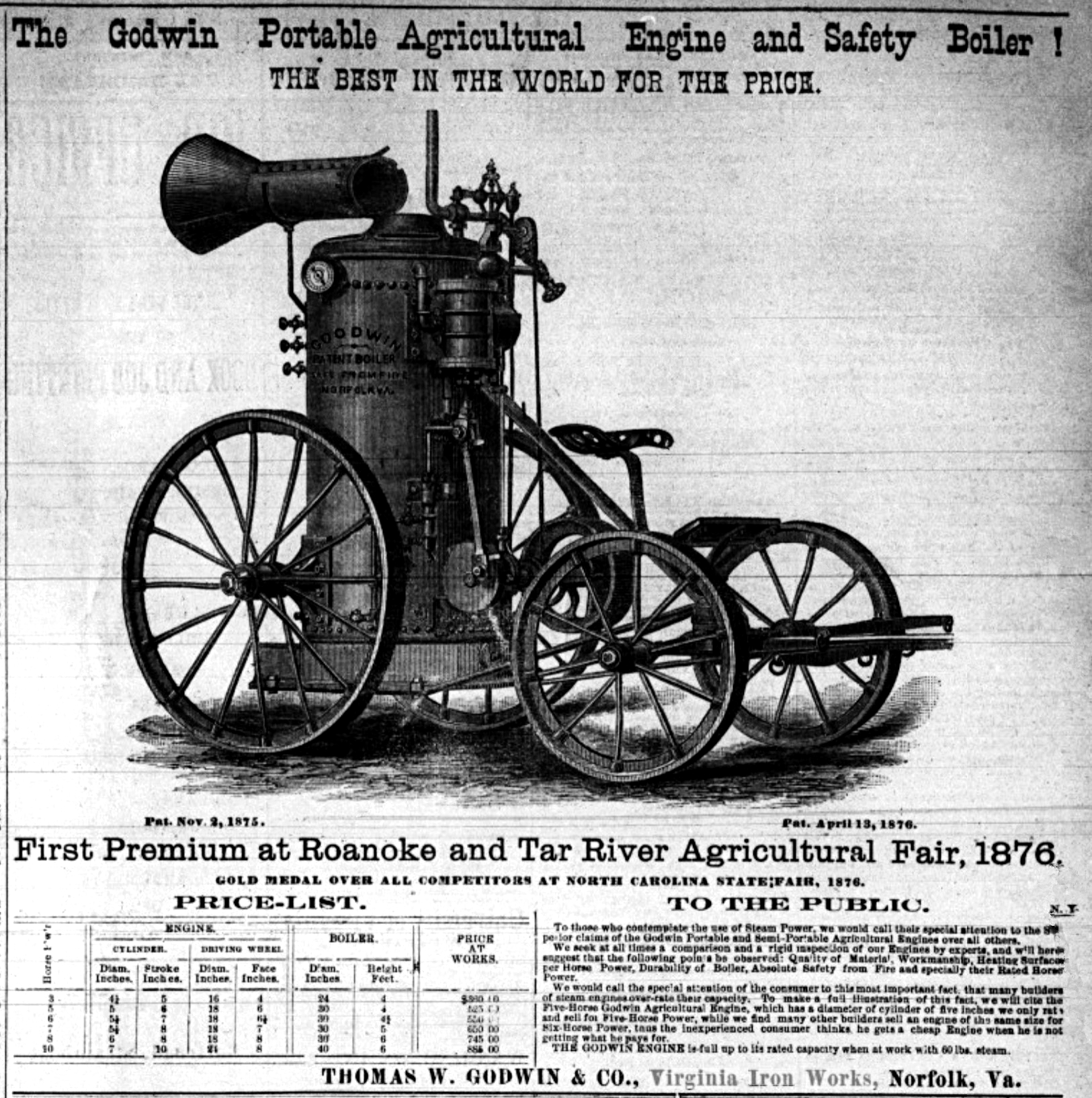Godwin Agricultural Engine
