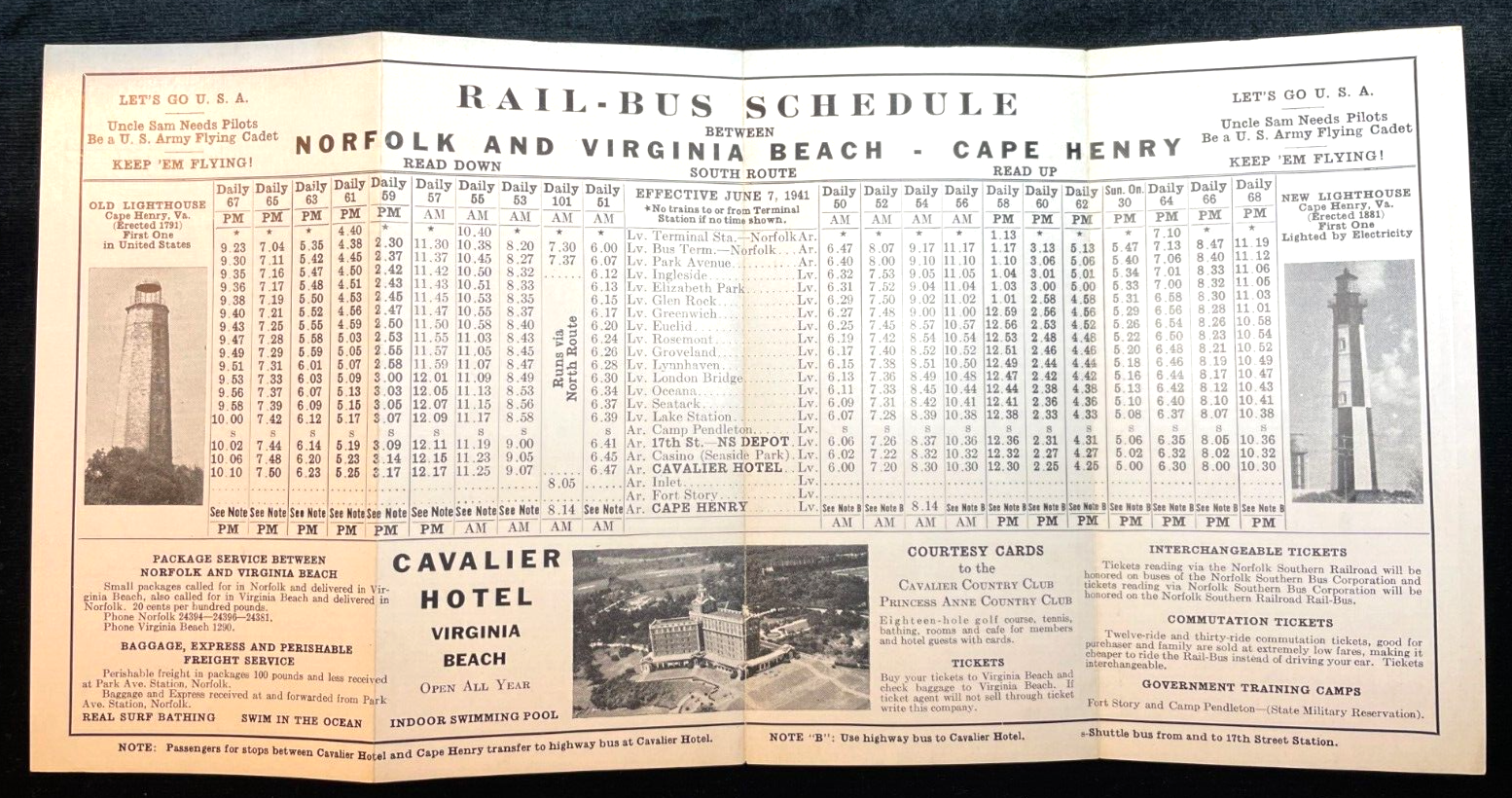 1941 NS Timetable Part 12 1941 NS Timetable Part 12