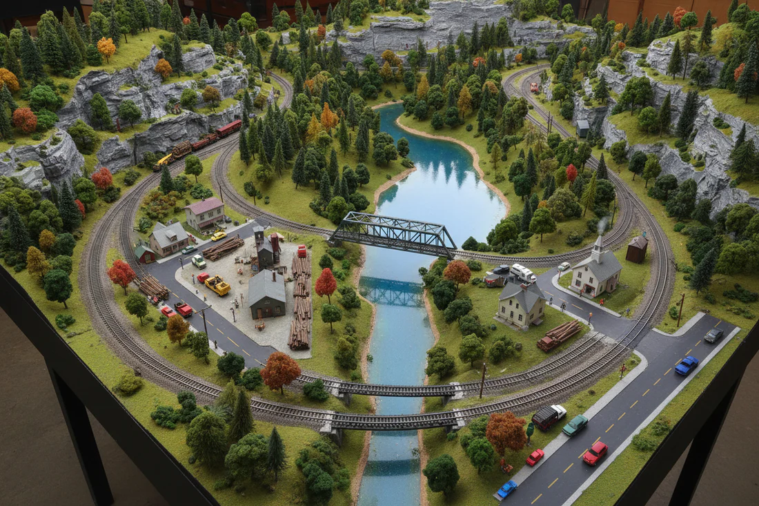 3D AI-generated Trackplan