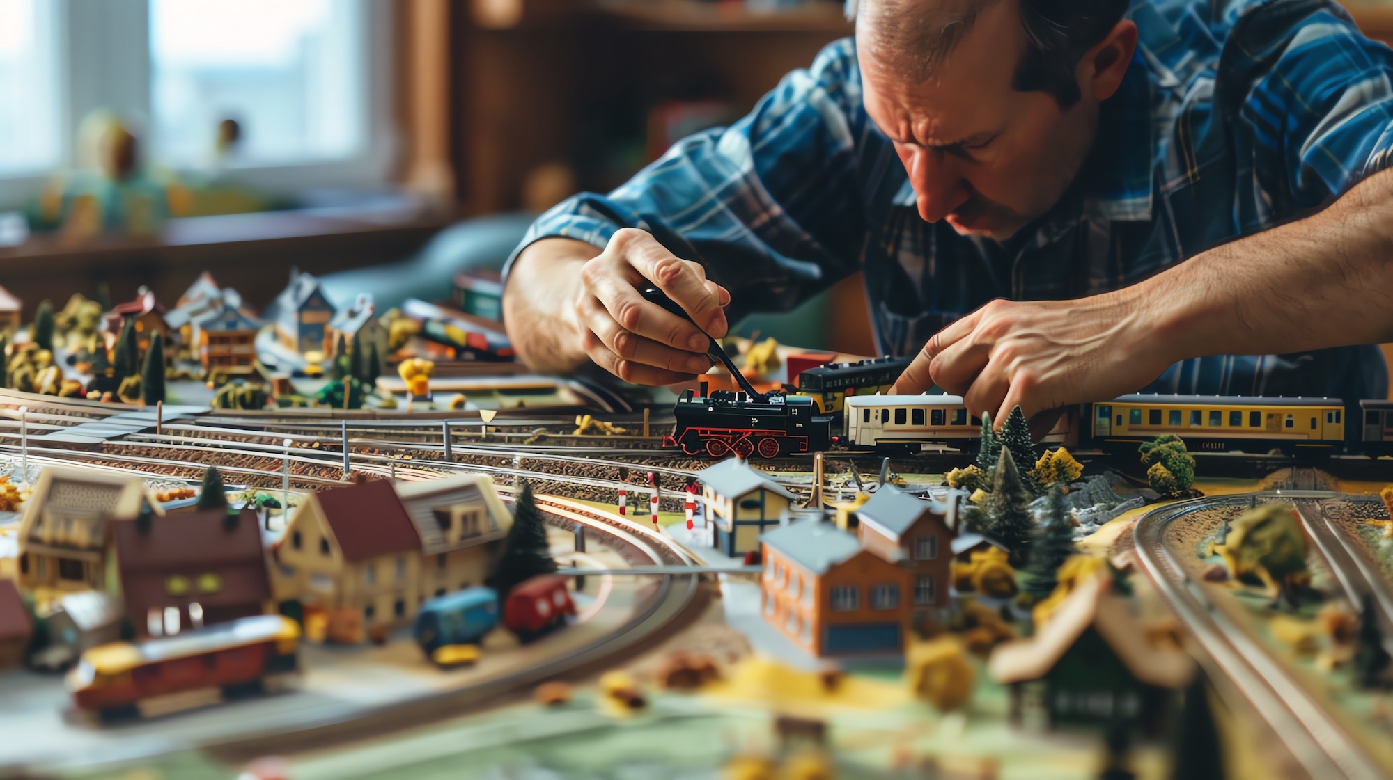 Man-working-on railroad Man-working-on railroad